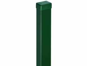 Słup gładki 60x40x1,2 mm - 2,4 m ocynk + ral6005 POLBRAM