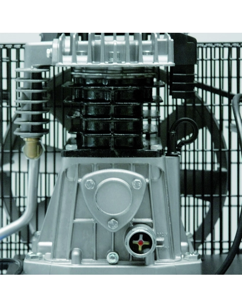 Zdjęcie: Kompresor olejowy 100 l pasowy dwucylindrowy jednostopniowy 360l/min RAWLPLUG