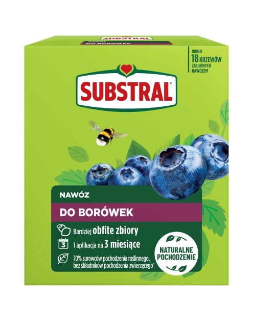 Zdjęcie: Nawóz do borówek naturalny 1,2 kg SUBSTRAL