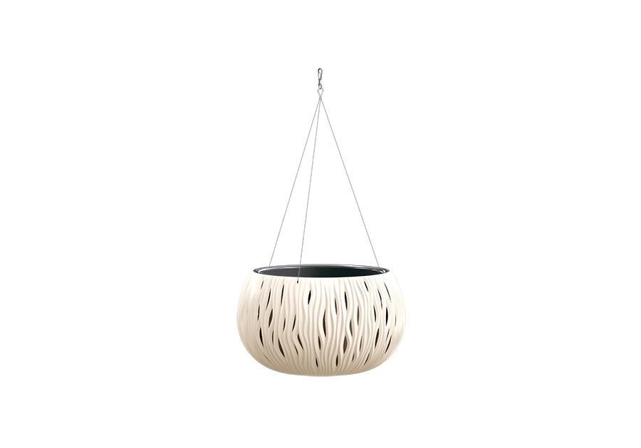Zdjęcie: Doniczka Bowl Sandy WS krem 370x210 mm PROSPERPLAST