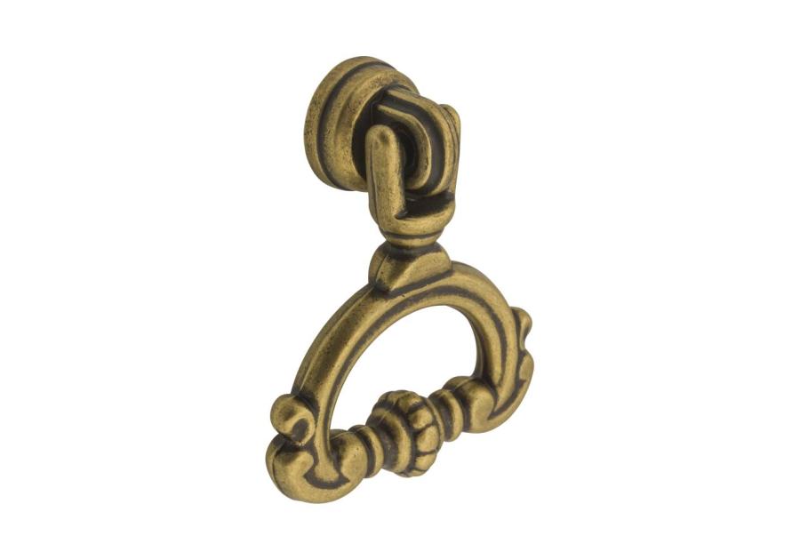 Zdjęcie: Kołatka meblowa KT01-A patyna na mosiadzu GAMET