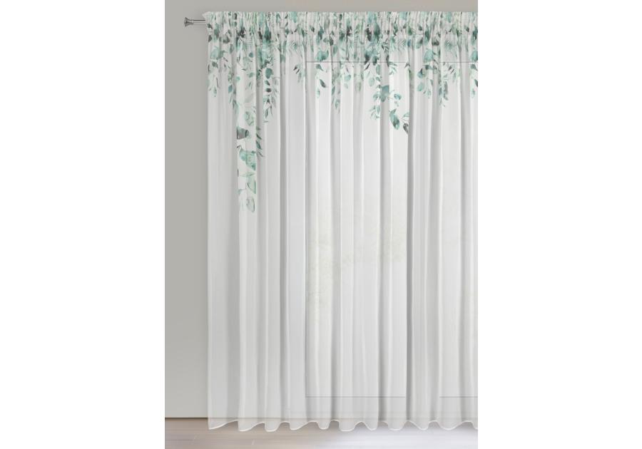 Zdjęcie: Zasłona gotowa Betsy na taśmie 350 x 250 cm biały EUROFIRANY