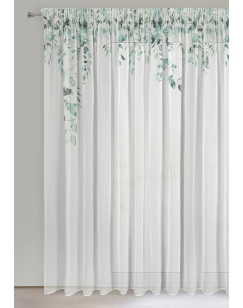 Zdjęcie: Zasłona gotowa Betsy na taśmie 350 x 250 cm biały EUROFIRANY