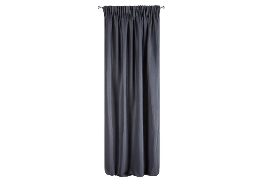 Zdjęcie: Zasłona gotowa Aggie na taśmie 140x270 cm granatowy EUROFIRANY