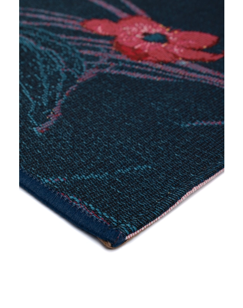 Zdjęcie: Dywan Jungle 160x220 cm kwiaty pomarańczowo-czarne MULTI-DECOR