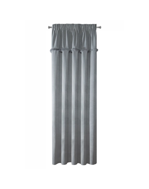 Zdjęcie: Zasłona Koleta 140x250 cm stalowa na taśmie EUROFIRANY