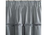 Zdjęcie: Zasłona Koleta 140x250 cm stalowa na taśmie EUROFIRANY