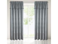 Zdjęcie: Zasłona Koleta 140x250 cm stalowa na taśmie EUROFIRANY