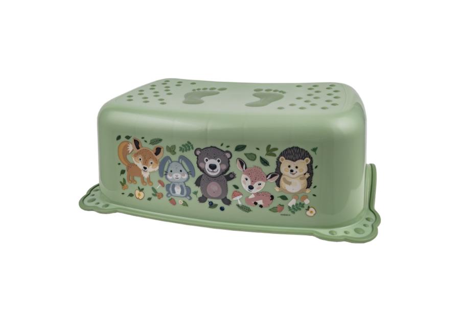 Zdjęcie: Podnóżek dla dzieci 2K Jeżyk Leśna Ferajna, zielony NERGIS