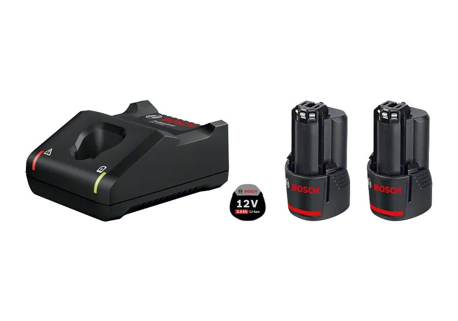 Zdjęcie: Zestaw startowy 2 akumualtory GBA 12V 3.0AH+GAL 12V-40 BOSCH