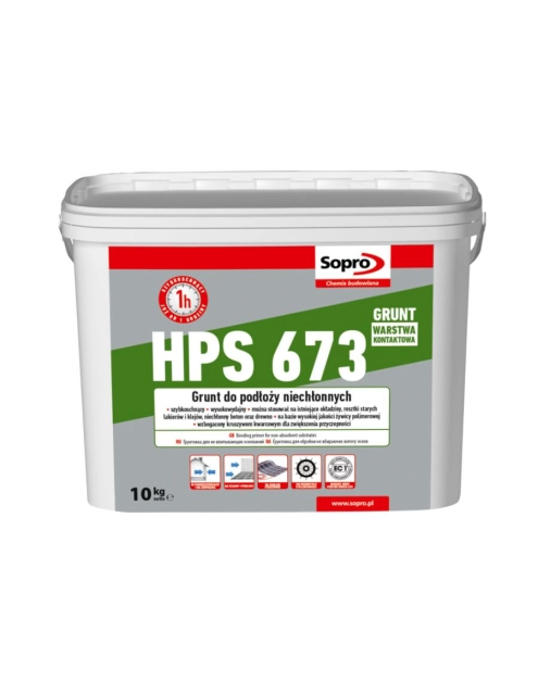 Zdjęcie: Podkład gruntujący do podłoży niechłonnych HPS 673 1 kg SOPRO
