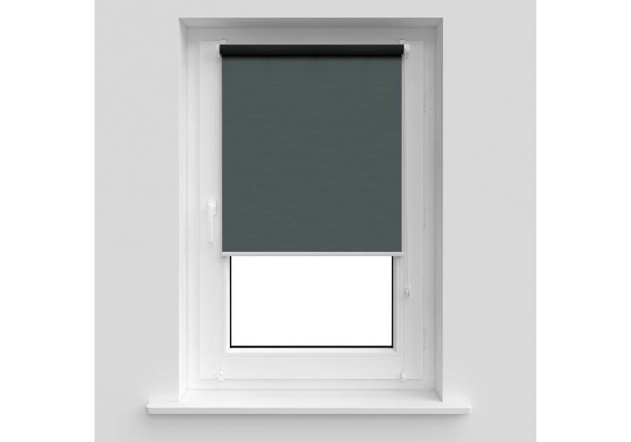 Zdjęcie: Roleta Mini 100% zaciemnienia 68x150 cm grafit DECODESIGN