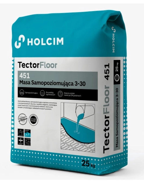 Zdjęcie: Masa samopoziomująca 3-30 451 TectorFloor 25 kg HOLCIM