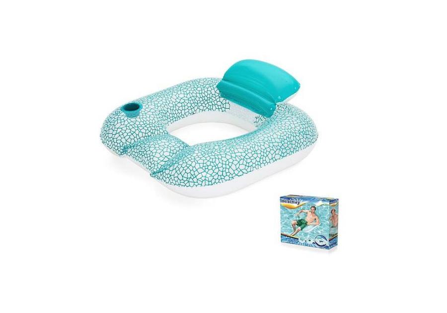 Zdjęcie: Fotel dmuchany do pływania Flip Pillow 102x94 cm BESTWAY
