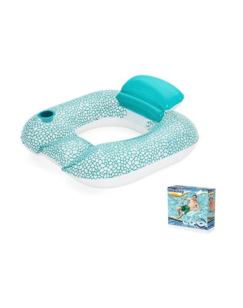 Zdjęcie: Fotel dmuchany do pływania Flip Pillow 102x94 cm BESTWAY