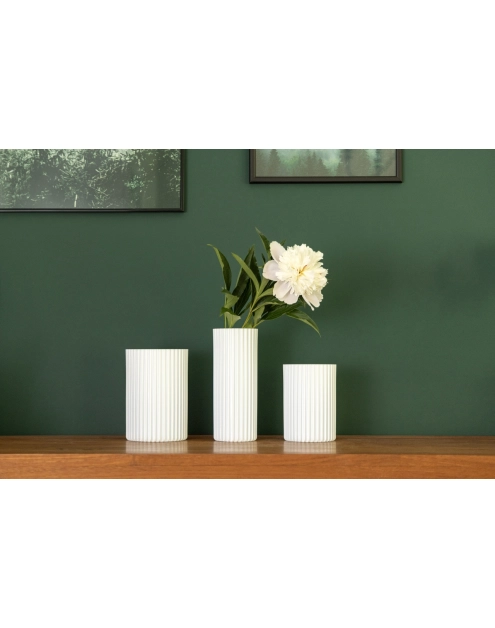 Zdjęcie: Wazon Nemo 180, biały LAMELA