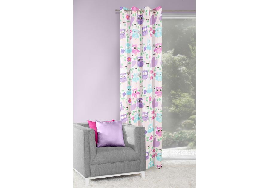 Zdjęcie: Zasłona Dizzy 140x250 cm multikolor na przlotkach EUROFIRANY