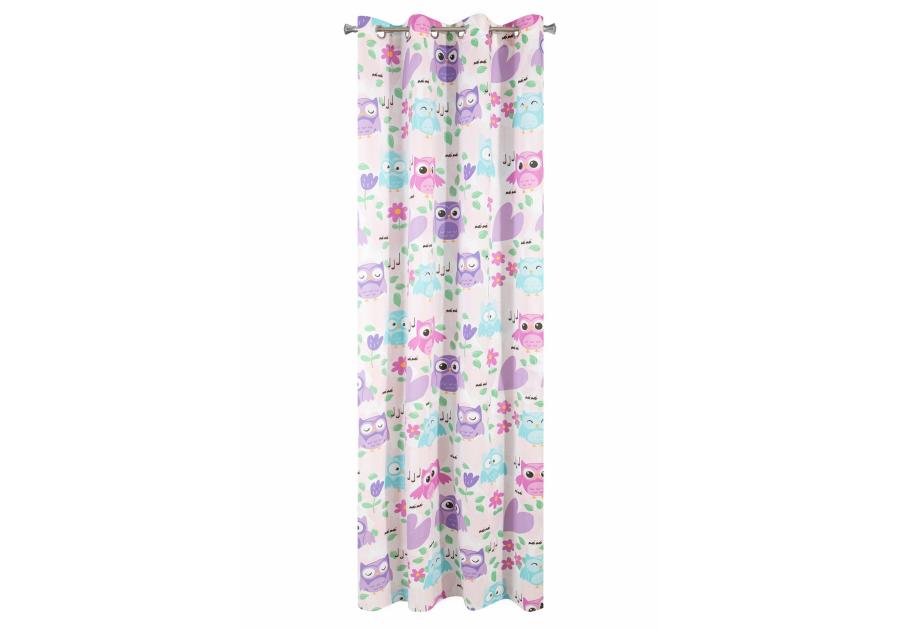 Zdjęcie: Zasłona Dizzy 140x250 cm multikolor na przlotkach EUROFIRANY