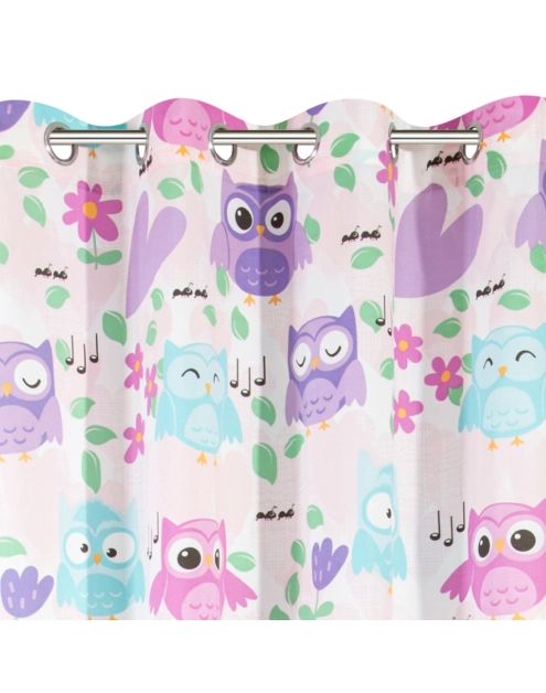 Zdjęcie: Zasłona Dizzy 140x250 cm multikolor na przlotkach EUROFIRANY