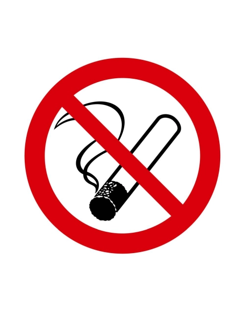 Zdjęcie: Oznaczenie "Palenie tytoniu zabronione" 15x15 cm METRO