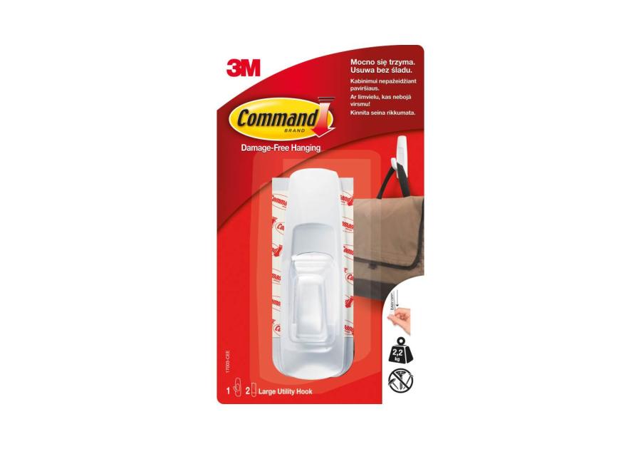 Zdjęcie: Haczyki wielokrotnego użytku duże COMMAND