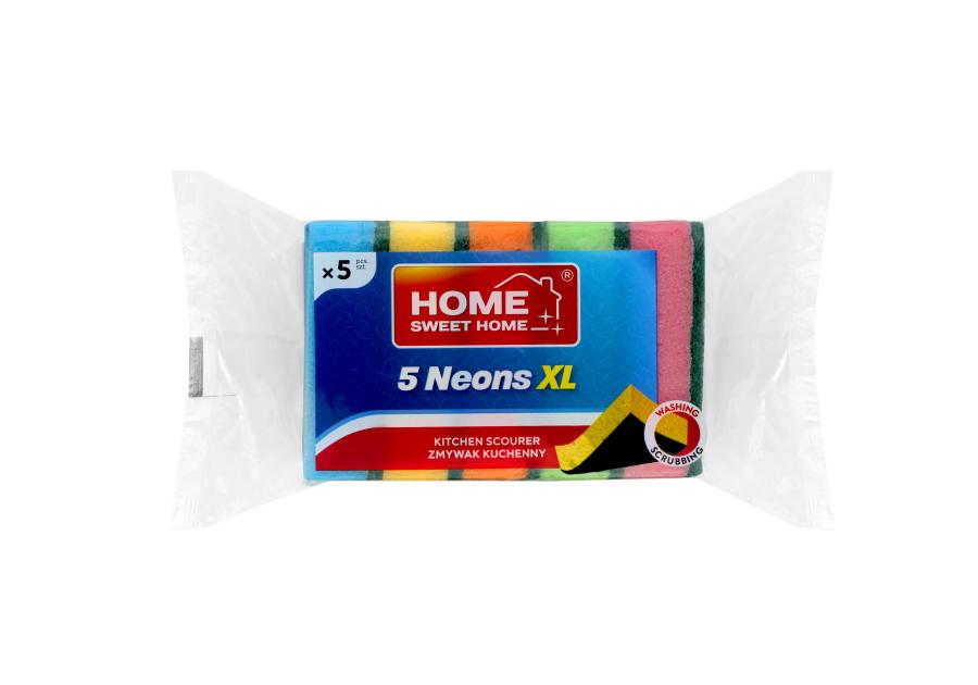 Zdjęcie: Zmywak Neons XL 5 sztuk HOME SWEET HOME