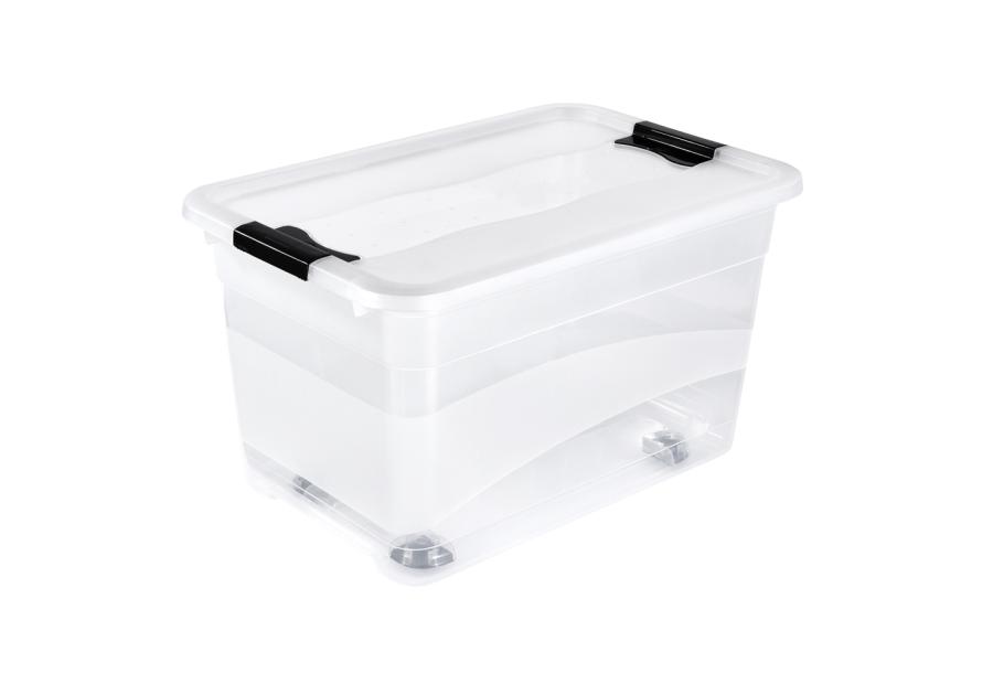 Zdjęcie: Pojemnik cristallbox z kółkami 52 L Konrad KEEEPER