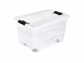 Pojemnik cristallbox z kółkami 52 L Konrad KEEEPER