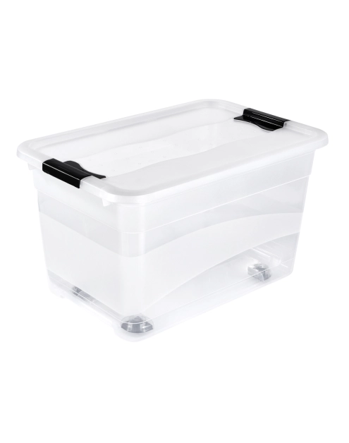 Zdjęcie: Pojemnik cristallbox z kółkami 52 L Konrad KEEEPER