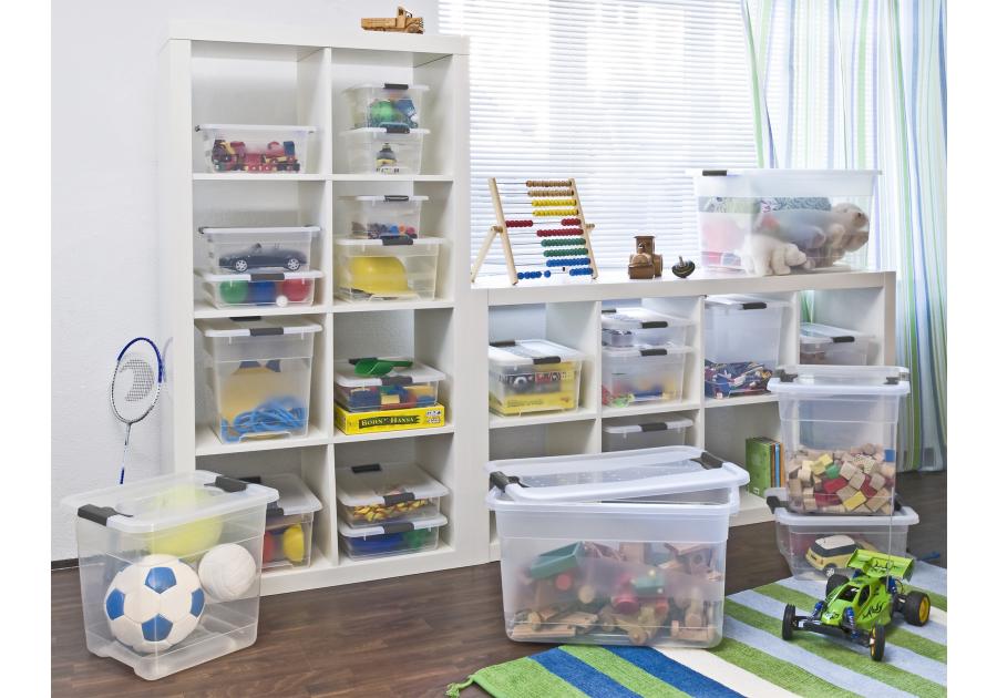 Zdjęcie: Pojemnik cristallbox z kółkami 52 L Konrad KEEEPER