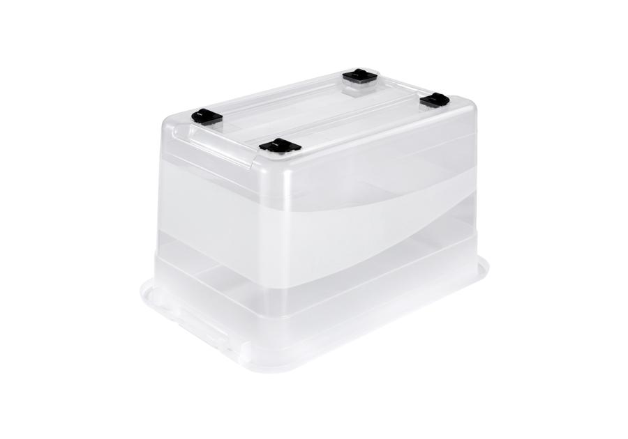 Zdjęcie: Pojemnik cristallbox z kółkami 52 L Konrad KEEEPER