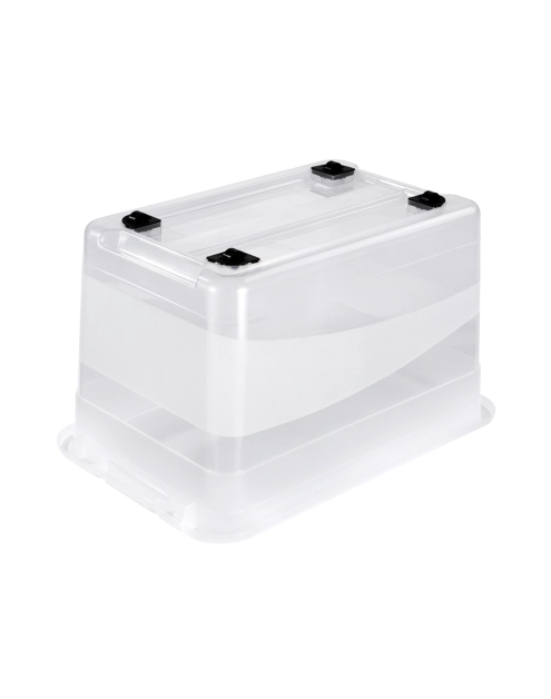 Zdjęcie: Pojemnik cristallbox z kółkami 52 L Konrad KEEEPER