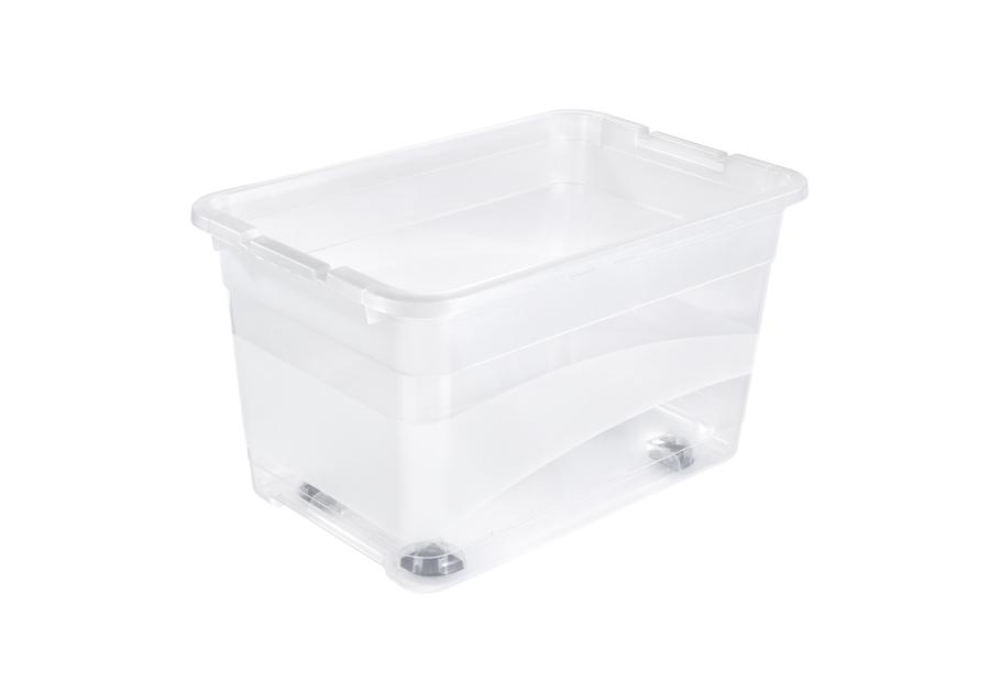 Zdjęcie: Pojemnik cristallbox z kółkami 52 L Konrad KEEEPER