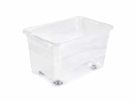 Pojemnik cristallbox z kółkami 52 L Konrad KEEEPER