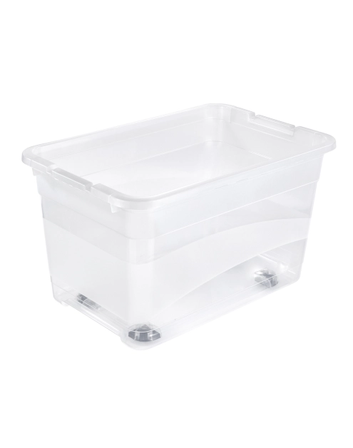Zdjęcie: Pojemnik cristallbox z kółkami 52 L Konrad KEEEPER