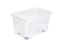 Zdjęcie: Pojemnik cristallbox z kółkami 52 L Konrad KEEEPER