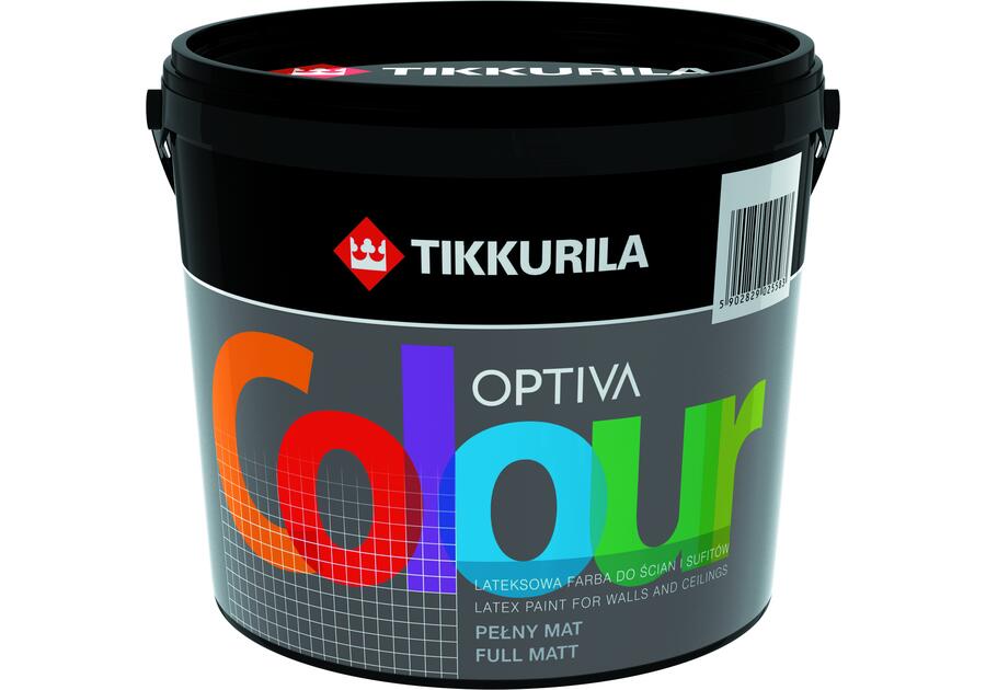 Zdjęcie: Farba lateksowa Optiva Colour baza AP 3, 2,7 L TIKKURILA