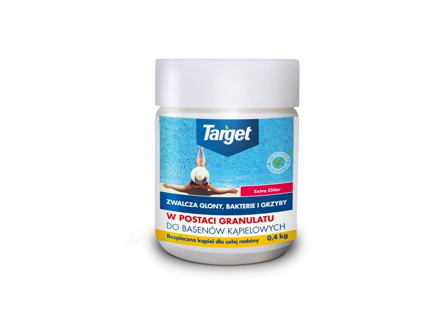 Zdjęcie: Granulki do dezynfekcji wody o wysokiej zawartości chloru Extra Chlor 0,4 kg TARGET