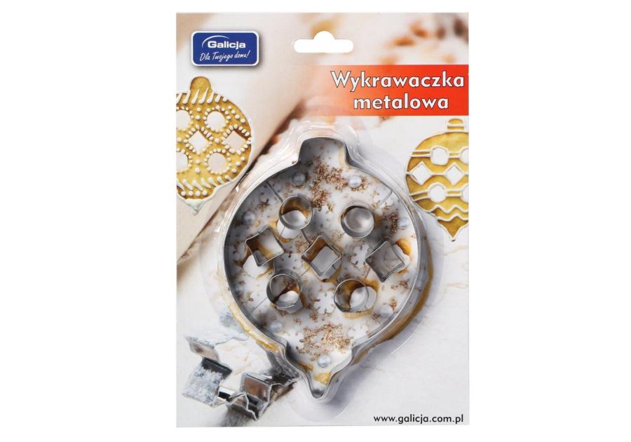 Zdjęcie: Wykrawaczka metalowa duża bombka GALICJA