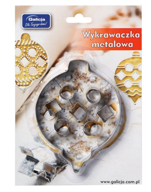 Zdjęcie: Wykrawaczka metalowa duża bombka GALICJA