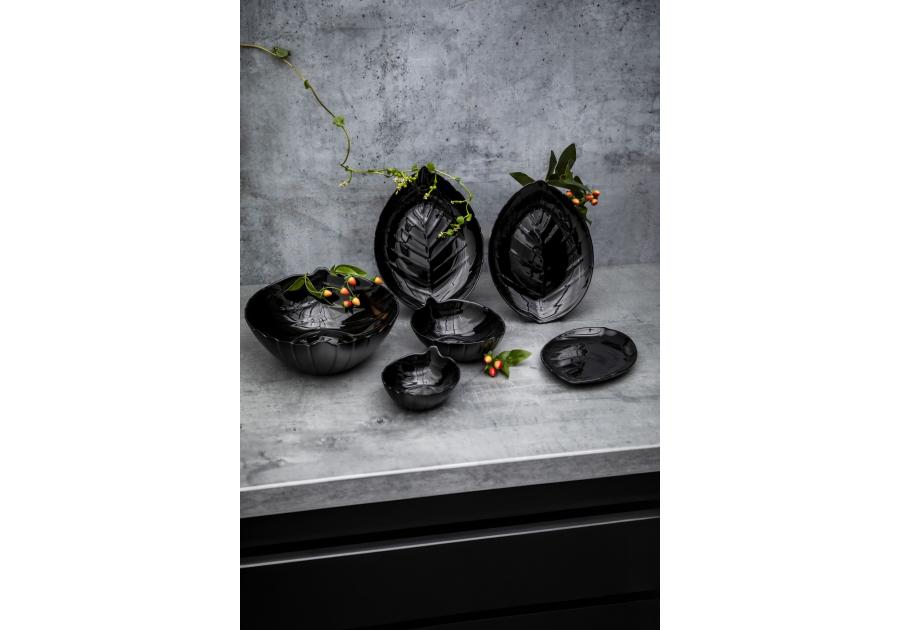 Zdjęcie: Salaterka liść Nocturn 17,5x13,5 cm ALTOM DESIGN