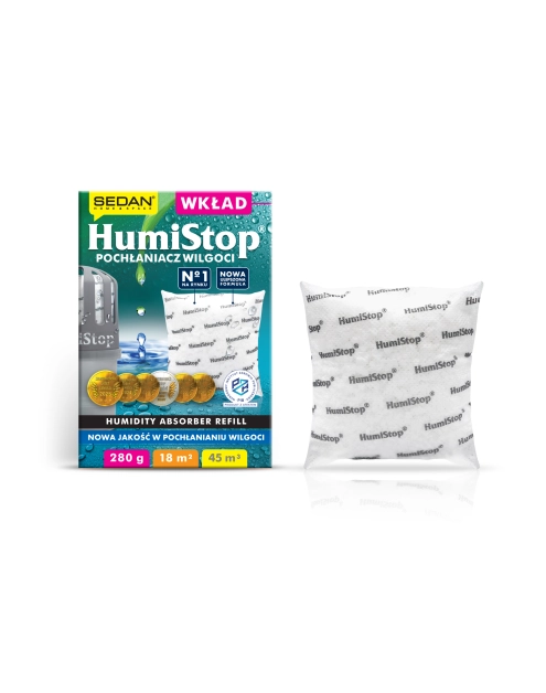 Zdjęcie: Wkład do pochłaniacza wilgoci HumiStop SEDAN