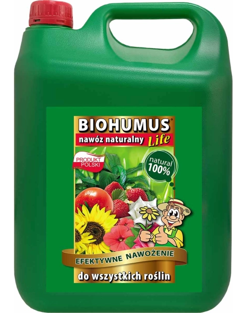 Zdjęcie: Nawóz Biohumus Life do wszystkich roślin 5 L EKODARPOL
