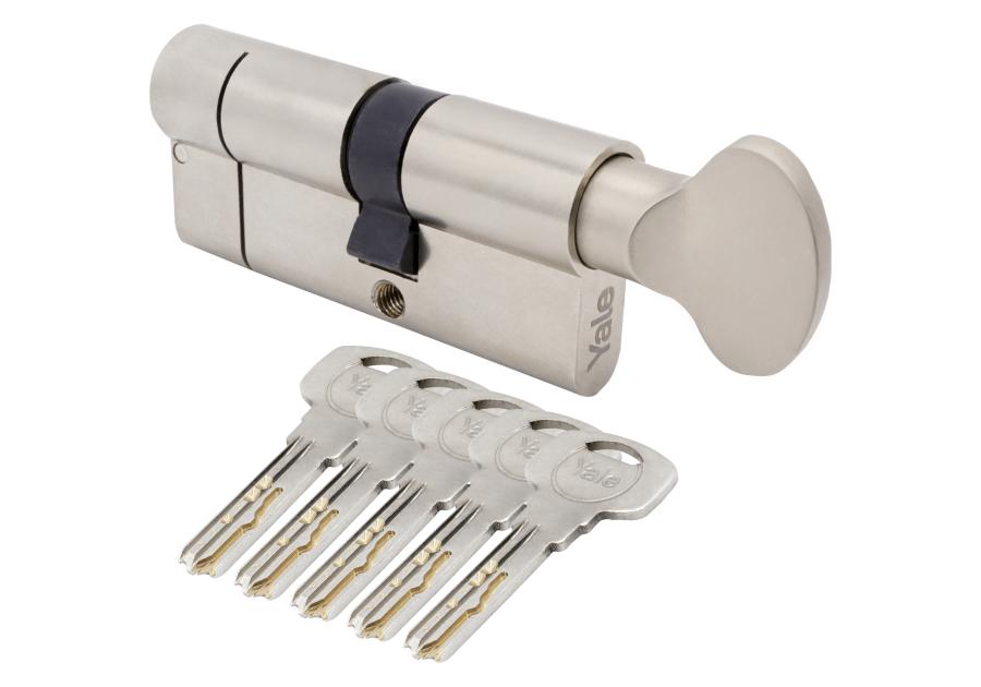 Zdjęcie: Wkładka z gałką Y2100 30/45G satyna YALE