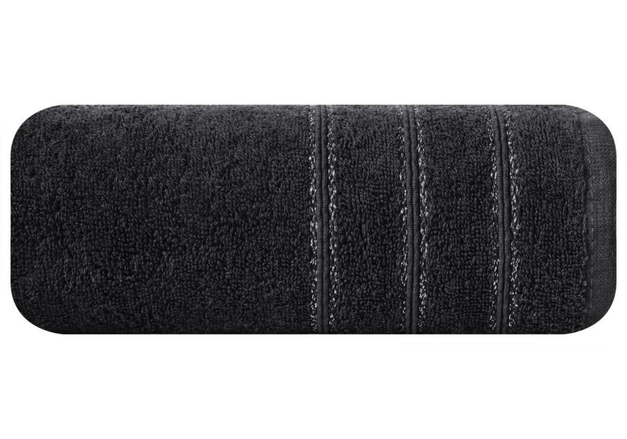 Zdjęcie: Ręcznik bawełniany Nati 50x90 cm czarny EUROFIRANY