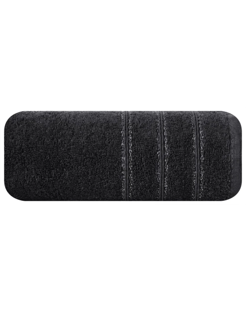 Zdjęcie: Ręcznik bawełniany Nati 50x90 cm czarny EUROFIRANY