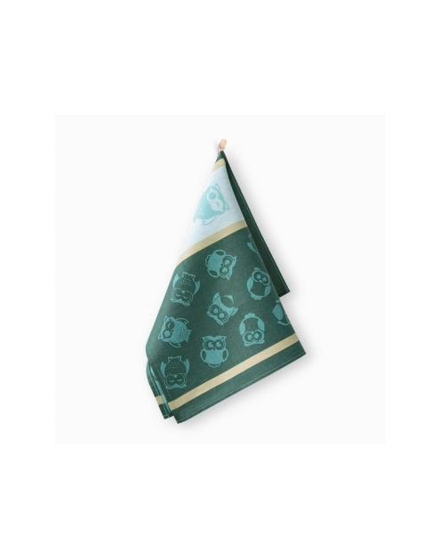 Zdjęcie: Ścierka Czapla 50x70 cm Sowa turkus FLORENTYNA