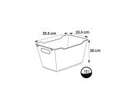 Zdjęcie: Pojemnik lifestyle-box lotta 12 L nordic grey KEEEPER