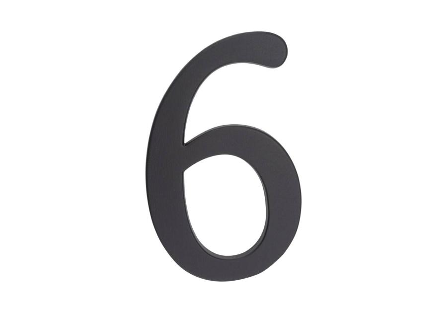 Zdjęcie: Cyfra aluminiowa 6 lub 9, kolor grafit 190 mm METRO