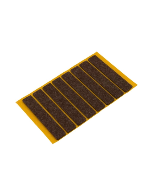 Zdjęcie: Podkładki filcowe samoprzylepne brąz 16x92 mm METRO